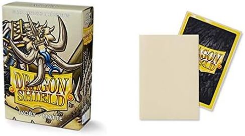 2 Packs Dragon Shield Matte Mini Japanese Ivory 60 ct Card Sleeves Value Bundle! … in Saudi Arabia