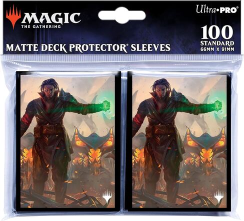 Ultra PRO - Magic: The Gathering The Brothers War 100ct Card Protector Sleeves - ft. Mishra, Eminent, Protect MTG Cards, Collectible Cards, & Trading Cards, Durable Protective Card Sleeves in Saudi Arabia