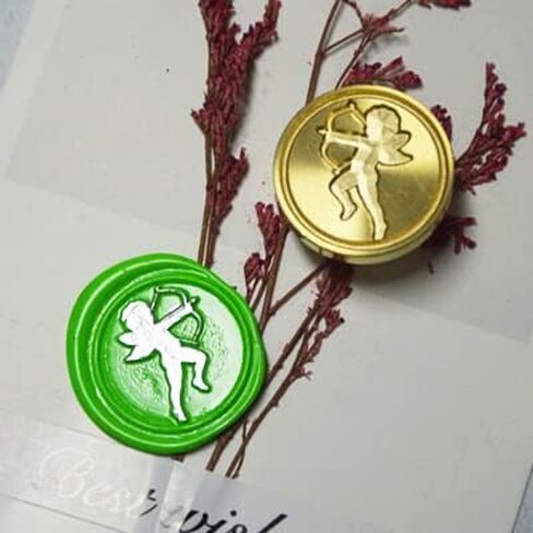 Merry Christmas Wax Seal Stamp Set, 6 Pieces Sealing Stamps Copper Seals 1 Wood Handle, Waxing Seal Stamp Kit for Cards Envelopes Invitations Wine Packages in Saudi Arabia