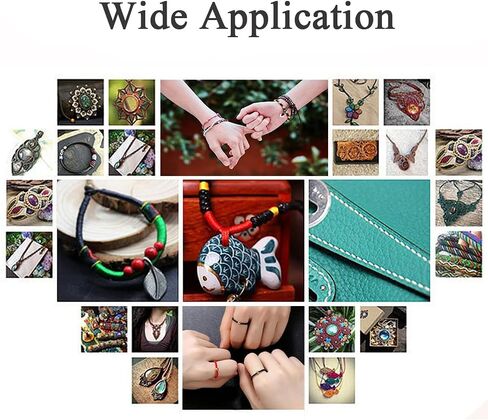 2 Rolls 1mm Wax String for Bracelet Making, Cotton Waxed Thread Beading Cord for Jewelry Crafting Friendship Bracelet Hang Tag Lether Sewing 218 Yards Black（2 PCS in Kuwait