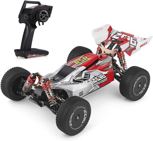 GoolRC Wltoys RC Car WLtoys 144001 4WD 2.4GHz RC Buggy Off-Road Drift Car with RTR Aluminum Alloy Chassis Fast RC Cars with 1 Batteries, Remote Control Car for Adults Kids (Green) in Saudi Arabia