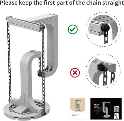 مجموعة بناء مبتكرة من تينسيجريتي، نموذج لعبة مكعبات بناء MOC (56 قطعة) in Kuwait