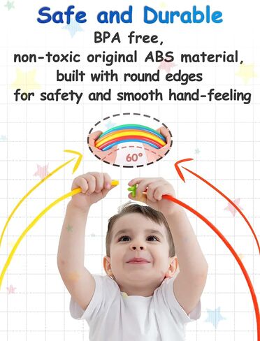 600PCS STEM Building Toys, Straw Constructor Toys Up Grade Engineering Building Sets for Kids Develops Motor Skills and Logic Thinking, Fun Educational Toy Great for Gift in Saudi Arabia