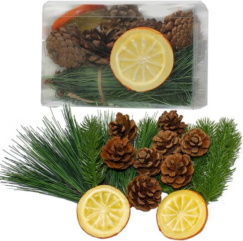 سيجوبي مزهرية عيد الميلاد حشو حشو اللؤلؤ العائم مخاريط الصنوبر لتزيين كرات التوت الأحمر الاصطناعي إبر الصنوبر الصناعي تزيين الفروع وحشو الأوعية المزخرفة للقطع المركزية... in Kuwait