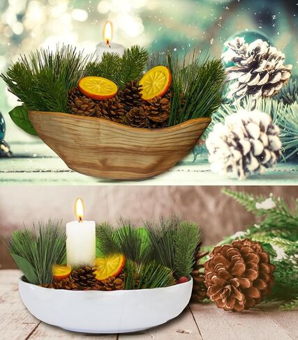 سيجوبي مزهرية عيد الميلاد حشو حشو اللؤلؤ العائم مخاريط الصنوبر لتزيين كرات التوت الأحمر الاصطناعي إبر الصنوبر الصناعي تزيين الفروع وحشو الأوعية المزخرفة للقطع المركزية... in Kuwait