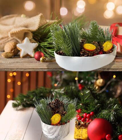 سيجوبي مزهرية عيد الميلاد حشو حشو اللؤلؤ العائم مخاريط الصنوبر لتزيين كرات التوت الأحمر الاصطناعي إبر الصنوبر الصناعي تزيين الفروع وحشو الأوعية المزخرفة للقطع المركزية... in Kuwait