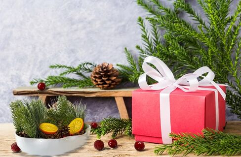 سيجوبي مزهرية عيد الميلاد حشو حشو اللؤلؤ العائم مخاريط الصنوبر لتزيين كرات التوت الأحمر الاصطناعي إبر الصنوبر الصناعي تزيين الفروع وحشو الأوعية المزخرفة للقطع المركزية... in Kuwait