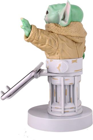 Exquisite Gaming: The Mandalorian: The Child - Star Wars Original Mobile Phone & Gaming Controller Holder, Device Stand, Cable Guys, Licensed Figure , Green in Saudi Arabia