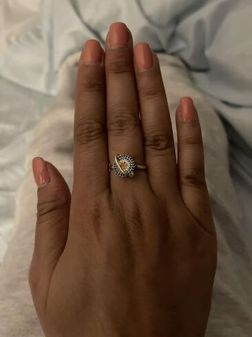 حلقة تململ من JunXin To My Daughter للقلق، حلقات تململ للقلق للنساء، حلقة تململ قابلة للتعديل لتخفيف القلق من قوس قزح لهدايا مجوهرات الابنة (حلقة تململ قوس قزح) in Kuwait