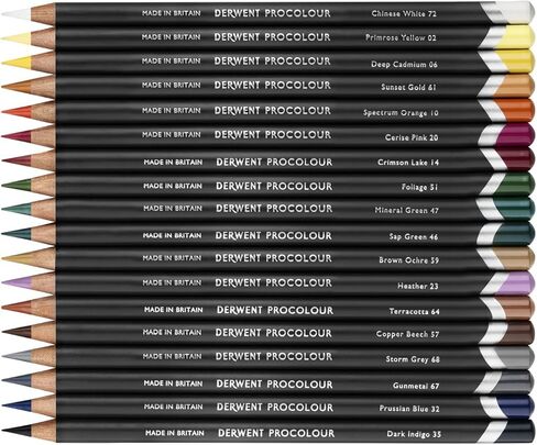 Derwent Colored Pencils, Procolour Pencils, Drawing, Art, Metal Tin, 12 Count (2302505) in Saudi Arabia
