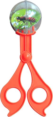 Galyacht 2Pcs Orange and Green Bug Insect Catcher Scissors Tongs Tweezers Clamp Cleaning Tool Kids Toy Nature Exploration Toys in Saudi Arabia