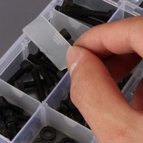 EATHEATY 12 Pack 8 Grids Plastic Bead Jewelry Organizer Box, 4.2"x 2.6"x 0.8" Small Jewelry Organizer Box with Adjustable Dividers, 8 Compartment Bead Jewelry Craft Tackles Storage Containers in Kuwait