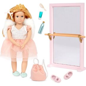 Lori Dolls – Leighton's Travel Set – Mini Doll & Travel Accessories – 6-inch Doll with Outfit & Luggage Set – Pillow, Camera, Passport – Small & Portable Toys for Kids – 3 Years +