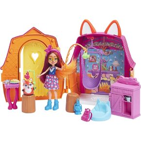 Enchantimals Felicity Fox Cottage Playset with Felicity Fox Doll (6-in), Animal Figure, & 10+ Accessories, Great Gift for Kids Ages 4Y+ in Kuwait