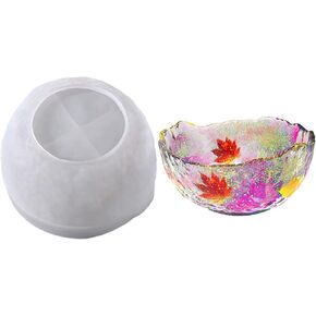 او ان ان بي ان ان قوالب سيليكون بولة كبيرة، صينية حامل فاكهة غير منتظمة، قالب راتنج كبير للسلطة ووعاء الزهور، قالب صب الايبوكسي، قوالب صينية دوارة دائرية، طبق تخزين المجوهرات، حامل النبات، اداة ماكينج in Kuwait