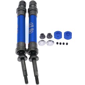 2pcs Alloy Steel Rear CVD Drive Shaft Dark Blue for RC Hobby Car 1/10 ECX 2WD Series Upgraded Hop-up Parts