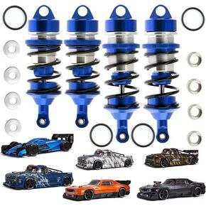 Alloy Shock Absorber for ARRMA 1/7 Infraction 6S BLX Felony 6S BLX Limitless Roller RC Car Upgrades Parts Replace #ARA330627#ARA330628（Navy Blue） in Kuwait