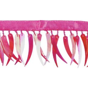Expo International Tusk Sequin Beaded Fringe Pack of 24 Trims, Lavender