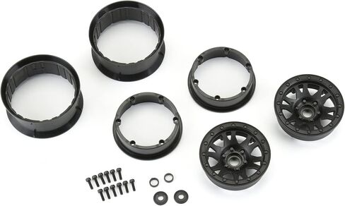 Pro-line Racing 1/10 Impluse F/R 2.2 12mm Crawler Whls 2 Black PRO280503 in Saudi Arabia