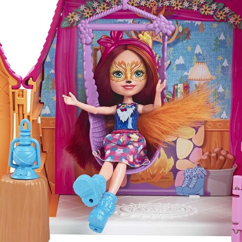 Enchantimals Felicity Fox Cottage Playset with Felicity Fox Doll (6-in), Animal Figure, & 10+ Accessories, Great Gift for Kids Ages 4Y+ in Kuwait