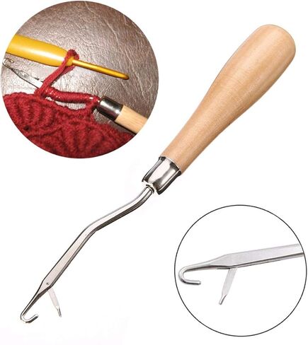 5 قطع من إبرة الكروشيه المزلاج من جنونوغاوك، لصيانة الجدائل الصغيرة، وصنع السجاد in Kuwait