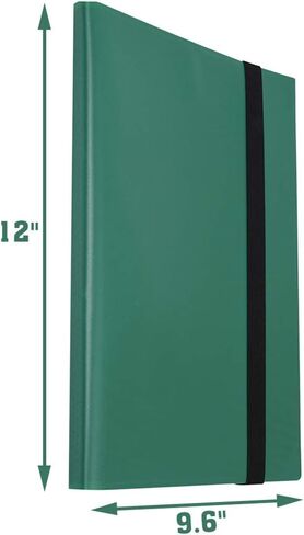 ألبوم حماية لحامل بطاقات التداول بحجم قياسي، 360 جيبًا باللون الأحمر in Kuwait