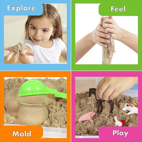 صندوق الرمل الحسي Be Amazing Toys Sense & Grow مع 6 حيوانات مزرعة in Kuwait