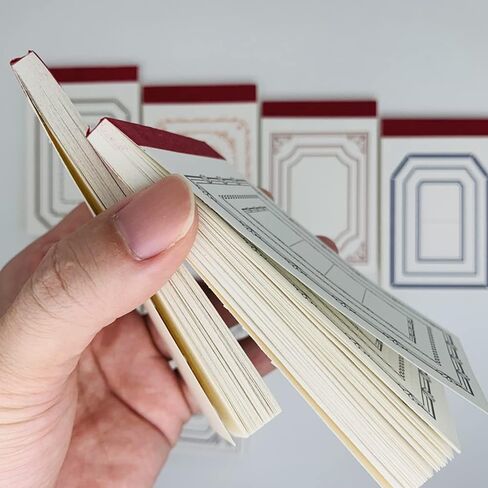 8 حزمة 400 ورقة المواد الرجعية ورقة ملاحظة سلسلة الإبداعية الزخرفية قاعدة ورقة DIY بها بنفسك Decoupage غير المرغوب فيه مجلة سجلات القصاصات لوازم in Kuwait