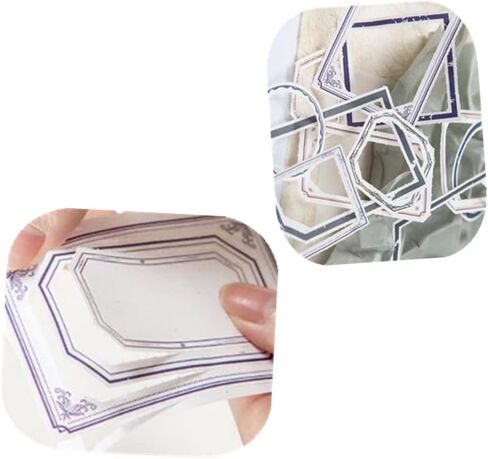 8 حزمة 400 ورقة المواد الرجعية ورقة ملاحظة سلسلة الإبداعية الزخرفية قاعدة ورقة DIY بها بنفسك Decoupage غير المرغوب فيه مجلة سجلات القصاصات لوازم in Kuwait