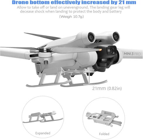 (3 في 1) واقي المروحة Mini 3 Pro + معدات الهبوط + حزام حامل المروحة لملحقات DJI Mini 3 Pro (ليس لـ 2022 DJI Mini 3) in Kuwait