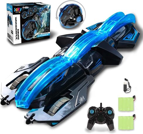 RC حيلة ثعبان سيارة 360 درجة لفة اللعب، 2.4 جيجا هرتز RC سيارات التحكم عن بعد سيارة للبنين، هدية عيد ميلاد للأطفال الذين تتراوح أعمارهم بين 6-12، 2 بطاريات 30 + دقيقة التحمل طويلة، ألعاب داخلية وخارجية باردة ألعاب سباقات السيارات للأولاد in Kuwait