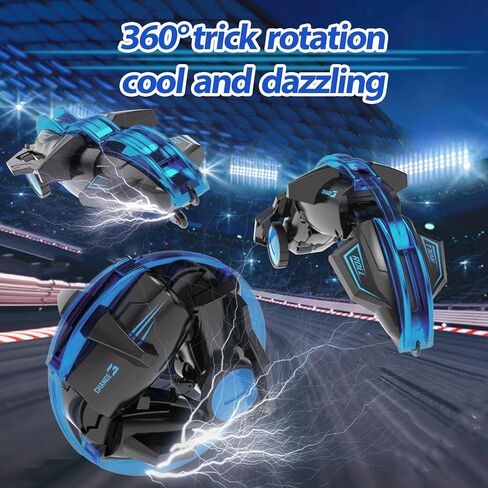 RC حيلة ثعبان سيارة 360 درجة لفة اللعب، 2.4 جيجا هرتز RC سيارات التحكم عن بعد سيارة للبنين، هدية عيد ميلاد للأطفال الذين تتراوح أعمارهم بين 6-12، 2 بطاريات 30 + دقيقة التحمل طويلة، ألعاب داخلية وخارجية باردة ألعاب سباقات السيارات للأولاد in Kuwait