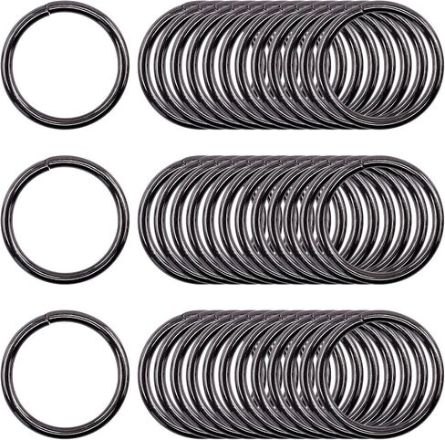 60Pcs Metal O Ring Kit Belts Hardware Pin O-Ring for Macrame, Camping Belt, Dog Leashes, Light Saber Accessories, Luggage Belt, Handbag (Gold, 1 Inch) in Kuwait