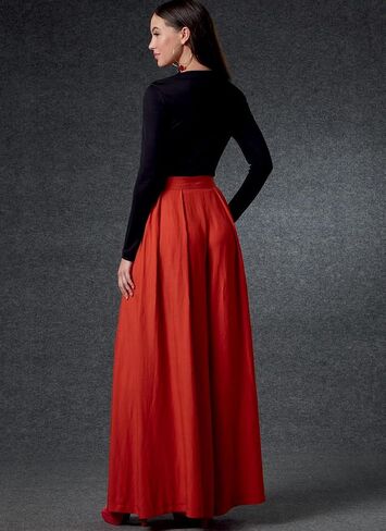 فوغ تنورة/بنطلون ميسيس من باترنز V1772A S-M-L-XL-XL-XXL، ابيض in Saudi Arabia