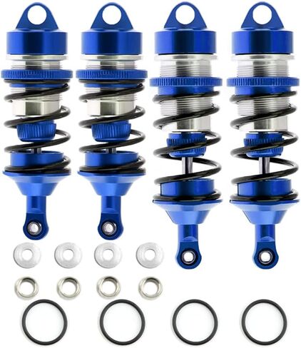 ممتص الصدمات المصنوع من خليط معدني لـ ARRMA 1/7 Infraction 6S BLX Felony 6S BLX Limitless Roller RC قطع غيار ترقيات السيارات #ARA330627#ARA330628(أزرق داكن) in Saudi Arabia