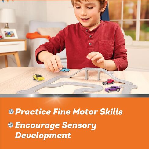 Driven by Battat – Turbocharge Pullback Vehicles – Toy Set with 4 Cars – Race Car Toys and Playsets for Kids – Toy Pull-Back Cars – 3 Years + – Turbocharge - Stock Cars (4 Pack) in Kuwait