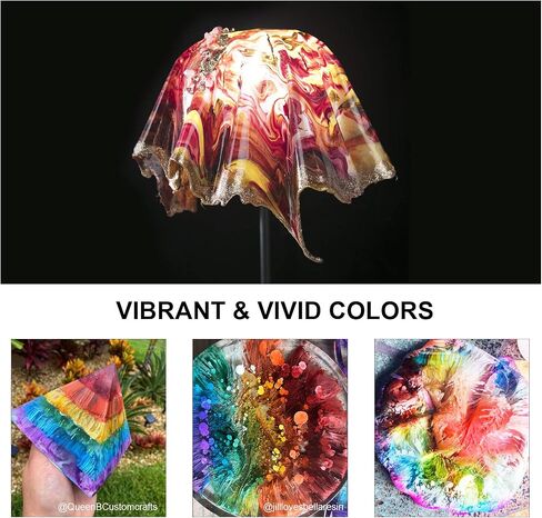 Alcohol Ink for Epoxy Resin LET'S RESIN Concentrated Alcohol Ink Set, 26 Vibrant Colors Alcohol-Based Resin Ink,Alcohol Paint Resin Dye for Resin Art, Tumblers, Resin Epoxy(Each 0.35oz) in Saudi Arabia