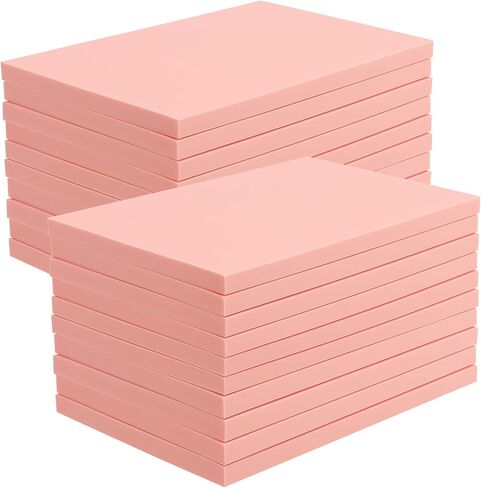 MOUYAT 10 Pack 4 x 6 Inch Green White Rubber Carving Blocks, Rubber Linoleum Block Stamp for Printmaking, Soft Rubber Crafts, DIY Craft Project in Kuwait