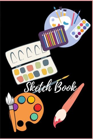 Sketch Book: Notebook For Artist Drawing Blank Paper Pad 6" x 9" - Notebook 120 Pages Blank Paper Book For Sketching Painting Doodling Books ... Large Unlined Journal Soft Cover Notebooks in Saudi Arabia