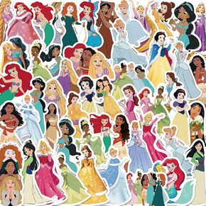 50 Pcs Hot Disney TUSM Cartoon Character Stickers Pack Cartoon Cute Waterproof Vinyl Sticker for Water Bottle Luggage Bike Car Decals Gift for Kids Teens Adults Stickers (DCC)