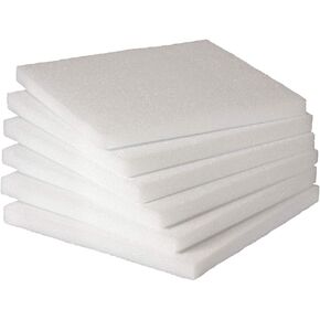 Hygloss Products Foam Blocks -Craft Foam (XPS) for Projects, Arts, & Crafts, 12 x 12 x 1-Inch Squares, 6 Pieces in Kuwait