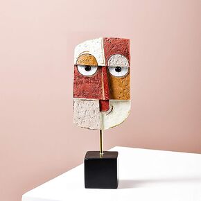 Harmony - Handcrafted Statues Resin Abstract Sculpture for Home Decor Modern,Book Shelf TV Stand Decor,living Room Decor,Dining Room Table,Bedroom, Office Desktop, Cabinets Decorative Ornaments in Kuwait