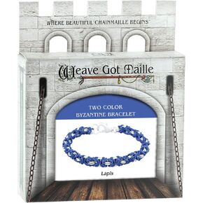نسيج Got maille حصوي بأكسيد الألومنيوم اللامع 2 لون byzantine سلسلة maille مجموعة in Kuwait