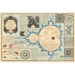 Bill Tavis Mandelmap Fractal Poster (36 x 24 inches) in Saudi Arabia