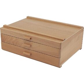 HG Art Concepts Artists Storage Chests - Premium Studio Organizer for Paint Tubes, Brushes, Pencils, Markers & More - 4 Drawer