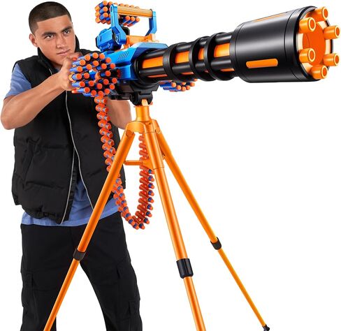 مسدس جاتلينج المزود بمحرك من زورو XSHOT Insanity مع حامل ثلاثي القوائم يتضمن 72 سهمًا in Saudi Arabia