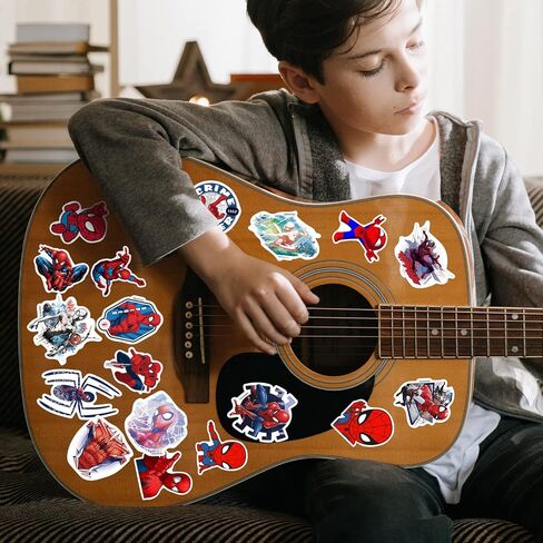 Spider Kids Stickers - 85pcs Non-Repeatable Stickers Water Bottle Water Bottle Car Bike for Laptop Bumper Skateboard Luggage Computer Superhero Stickers in Kuwait