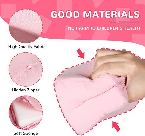 ZMCYER 24 قطعة من مكعبات الإسفنج للأطفال الصغار، مكعبات إسفنجية ناعمة مقاس 9.9 سم ومكعبات مثلثة، مكعبات لعب ناعمة مع غطاء قابل للفصل وقابل للغسل للأطفال الصغار (رمادي ووردي) in Kuwait