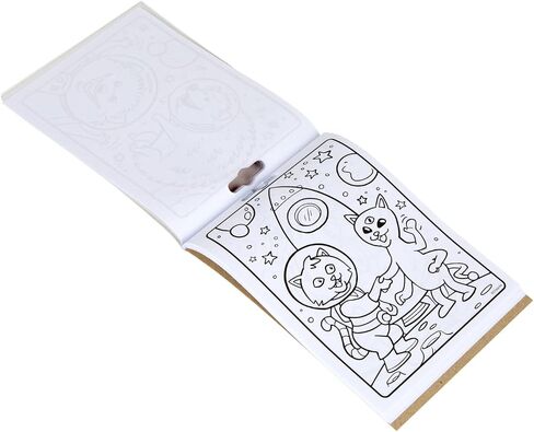 Crayola Sticker Activity & Coloring Pad, Cosmic Cats, 25 Cat Coloring Pages & 4 Sticker Sheets, Gift for Kids in Saudi Arabia