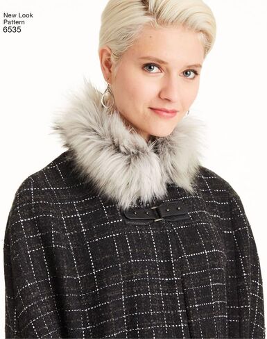 NEWLOOK Sewing Pattern D0730/6535 - Misses' Capes in Four Lengths, A (6-8-10-12-14-16-18-20-22-24) in Saudi Arabia